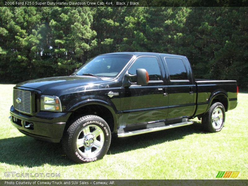 Black / Black 2006 Ford F250 Super Duty Harley Davidson Crew Cab 4x4
