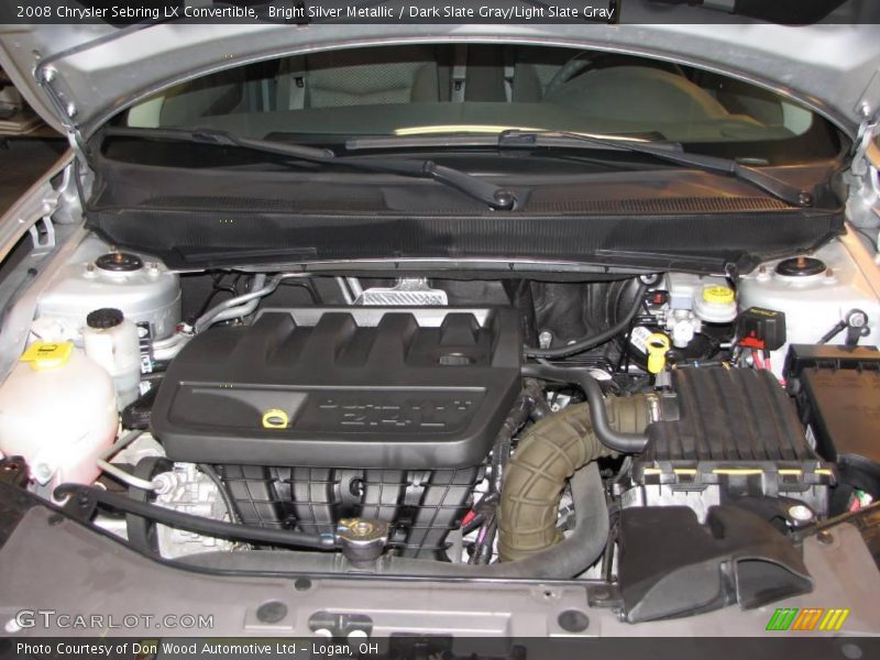 Bright Silver Metallic / Dark Slate Gray/Light Slate Gray 2008 Chrysler Sebring LX Convertible