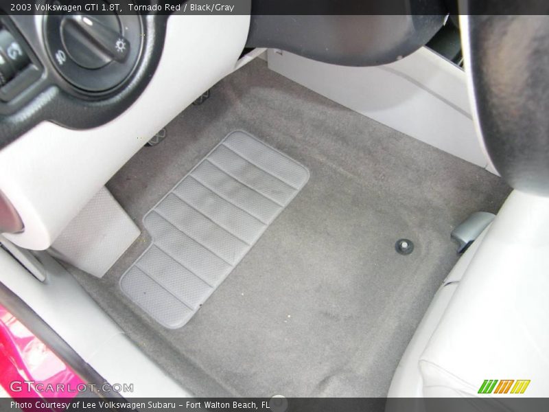 Tornado Red / Black/Gray 2003 Volkswagen GTI 1.8T