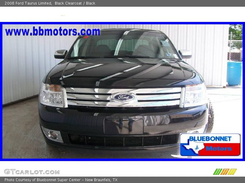Black Clearcoat / Black 2008 Ford Taurus Limited