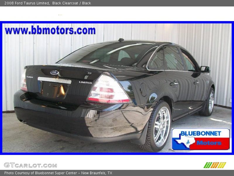 Black Clearcoat / Black 2008 Ford Taurus Limited