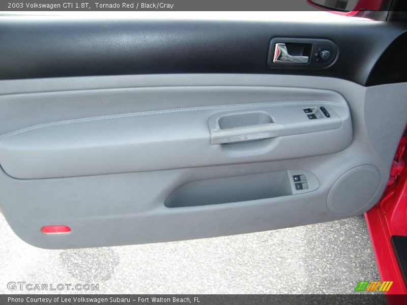 Tornado Red / Black/Gray 2003 Volkswagen GTI 1.8T