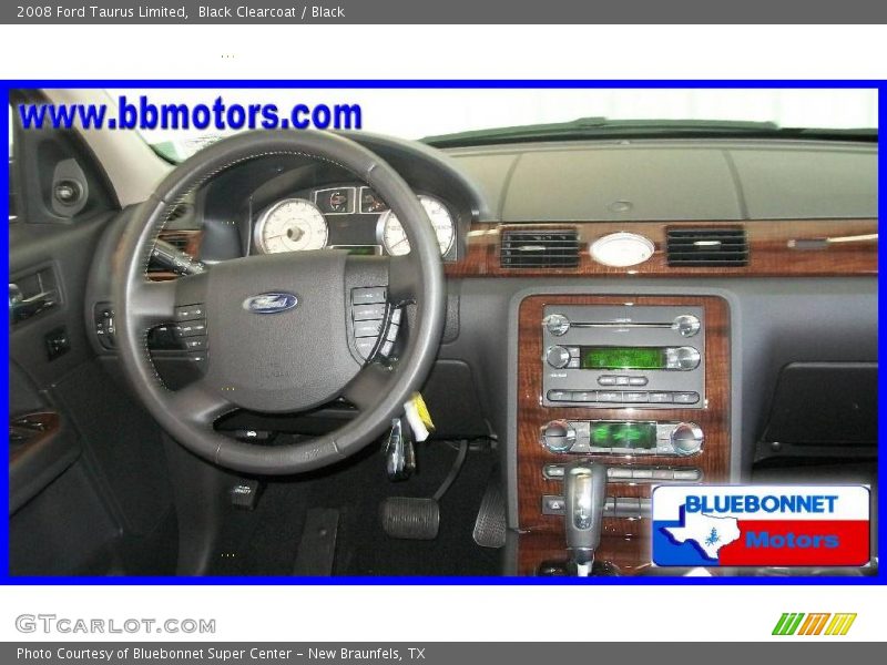 Black Clearcoat / Black 2008 Ford Taurus Limited