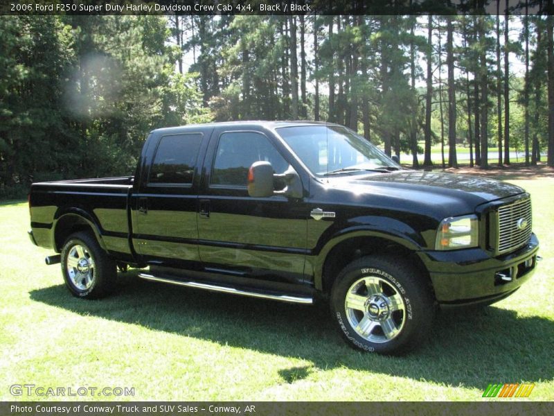 Black / Black 2006 Ford F250 Super Duty Harley Davidson Crew Cab 4x4