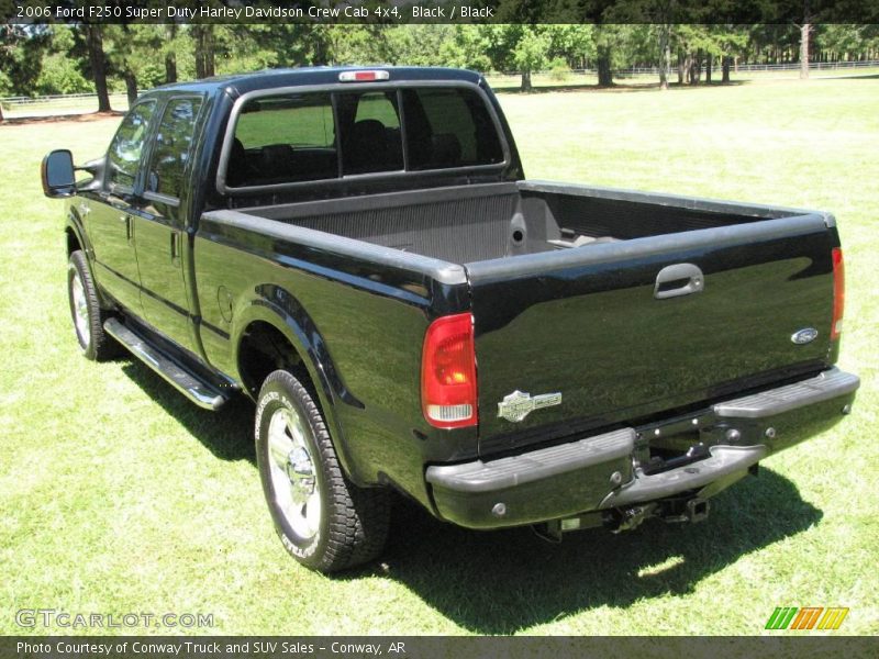 Black / Black 2006 Ford F250 Super Duty Harley Davidson Crew Cab 4x4