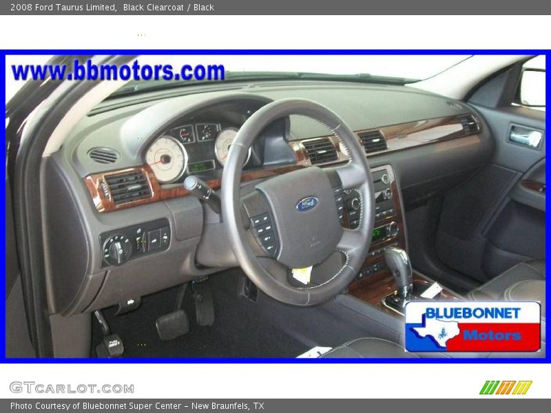 Black Clearcoat / Black 2008 Ford Taurus Limited