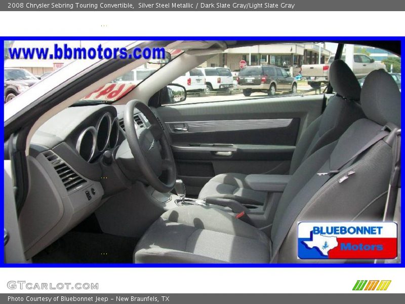 Silver Steel Metallic / Dark Slate Gray/Light Slate Gray 2008 Chrysler Sebring Touring Convertible