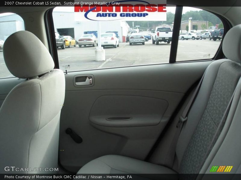 Sunburst Orange Metallic / Gray 2007 Chevrolet Cobalt LS Sedan