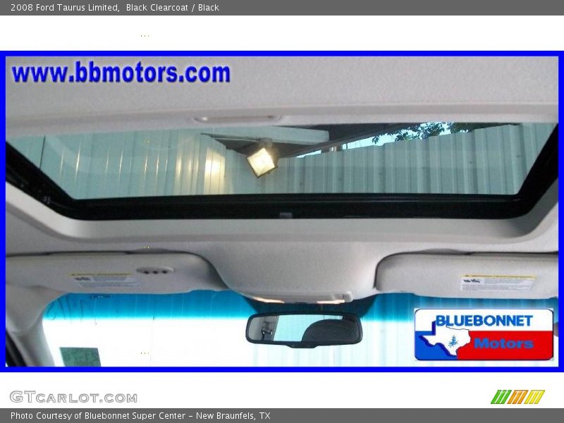 Black Clearcoat / Black 2008 Ford Taurus Limited