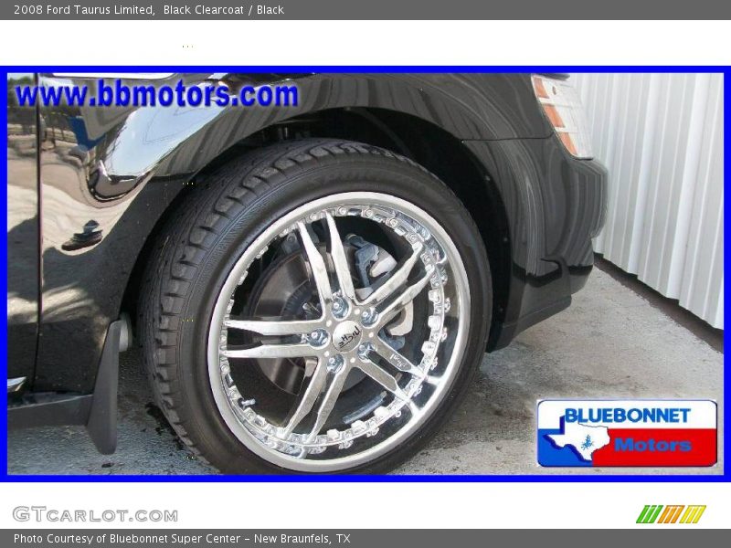 Black Clearcoat / Black 2008 Ford Taurus Limited