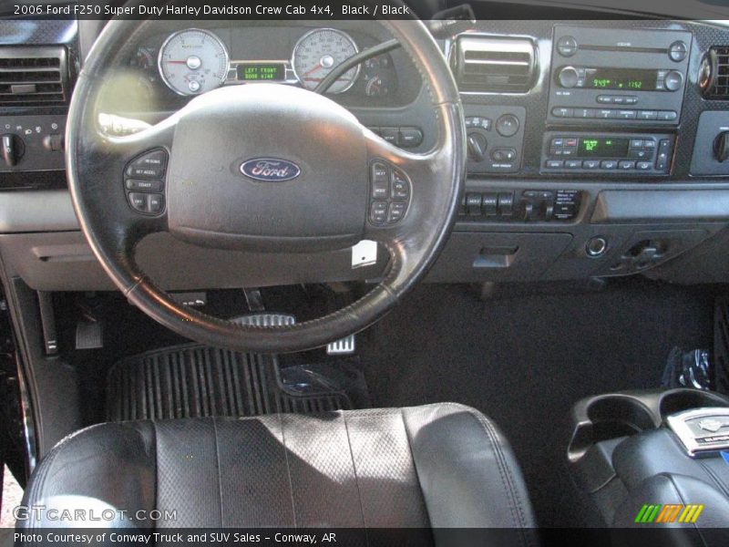 Black / Black 2006 Ford F250 Super Duty Harley Davidson Crew Cab 4x4
