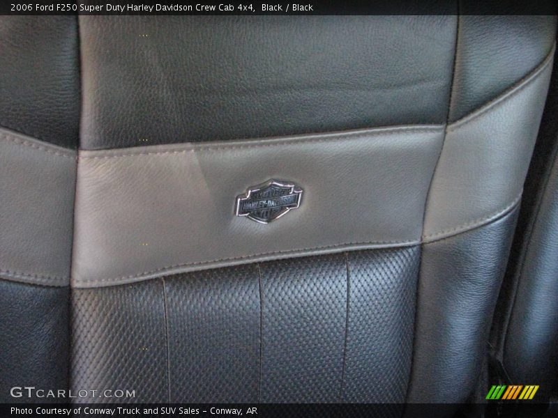 Black / Black 2006 Ford F250 Super Duty Harley Davidson Crew Cab 4x4
