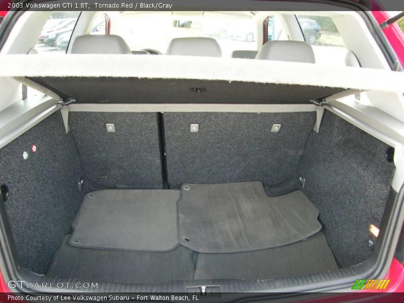Tornado Red / Black/Gray 2003 Volkswagen GTI 1.8T