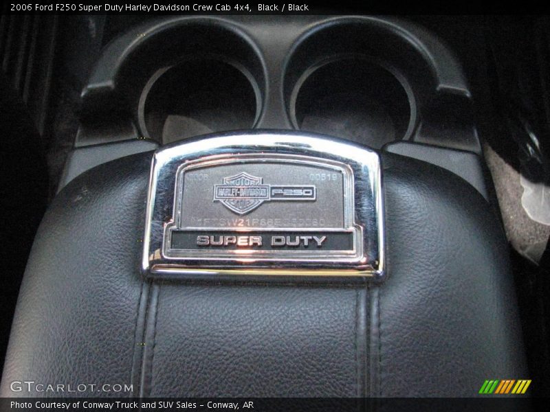 Black / Black 2006 Ford F250 Super Duty Harley Davidson Crew Cab 4x4