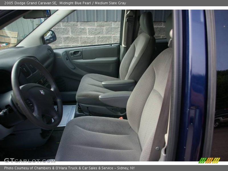 Midnight Blue Pearl / Medium Slate Gray 2005 Dodge Grand Caravan SE