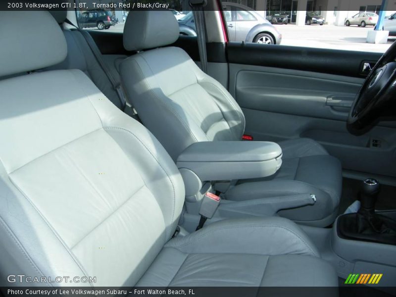 Tornado Red / Black/Gray 2003 Volkswagen GTI 1.8T