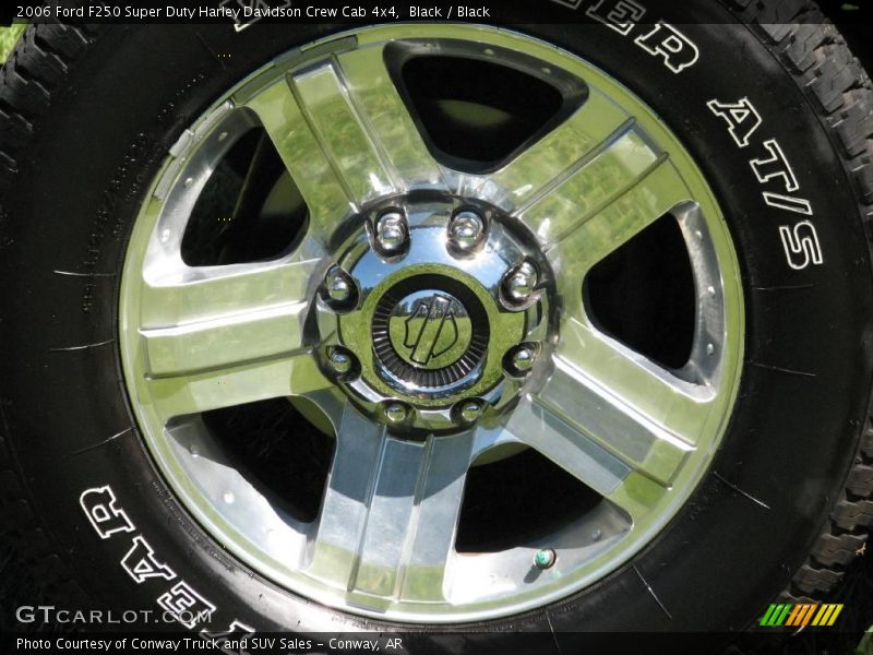 Black / Black 2006 Ford F250 Super Duty Harley Davidson Crew Cab 4x4