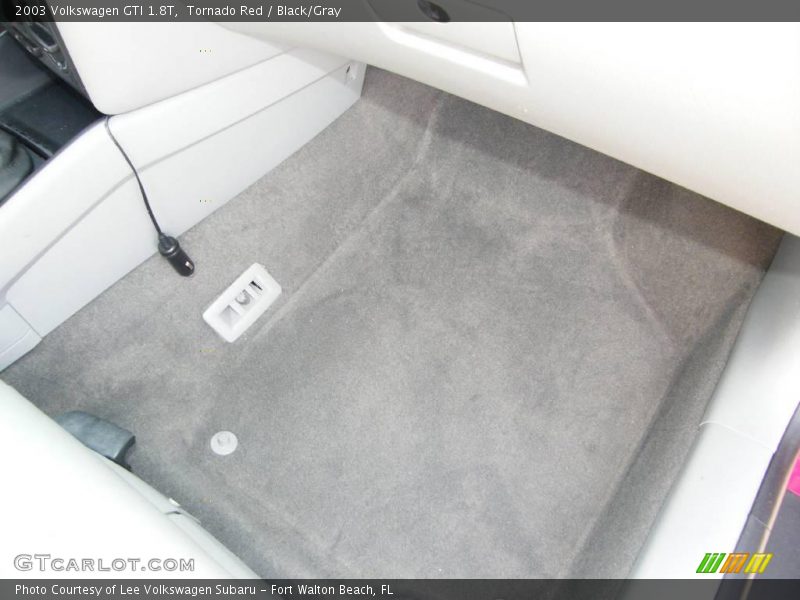 Tornado Red / Black/Gray 2003 Volkswagen GTI 1.8T
