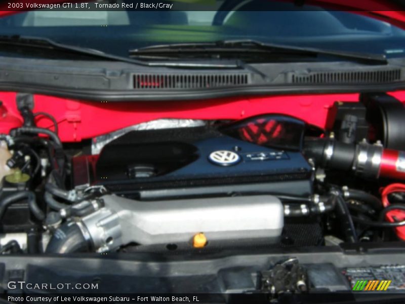 Tornado Red / Black/Gray 2003 Volkswagen GTI 1.8T