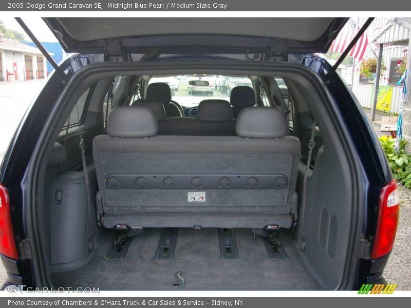 Midnight Blue Pearl / Medium Slate Gray 2005 Dodge Grand Caravan SE