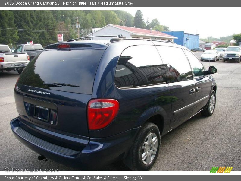 Midnight Blue Pearl / Medium Slate Gray 2005 Dodge Grand Caravan SE