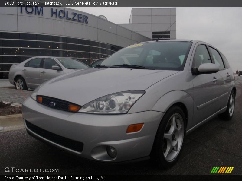 CD Silver Metallic / Black/Red 2003 Ford Focus SVT Hatchback