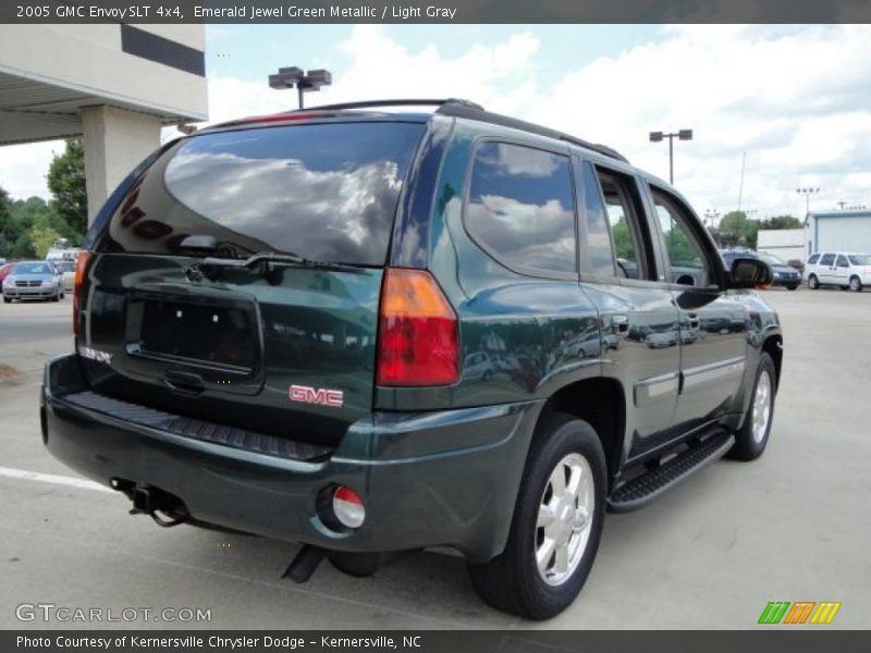 Emerald Jewel Green Metallic / Light Gray 2005 GMC Envoy SLT 4x4