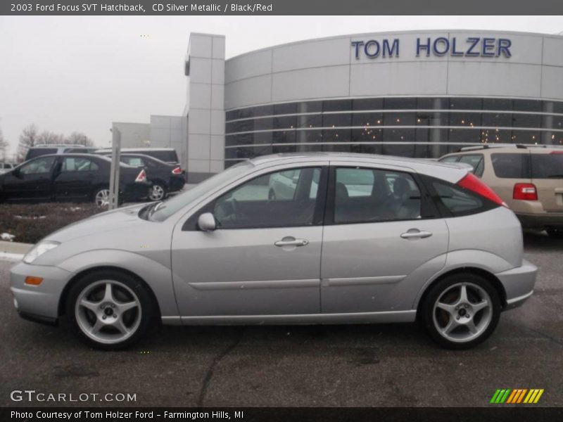 CD Silver Metallic / Black/Red 2003 Ford Focus SVT Hatchback