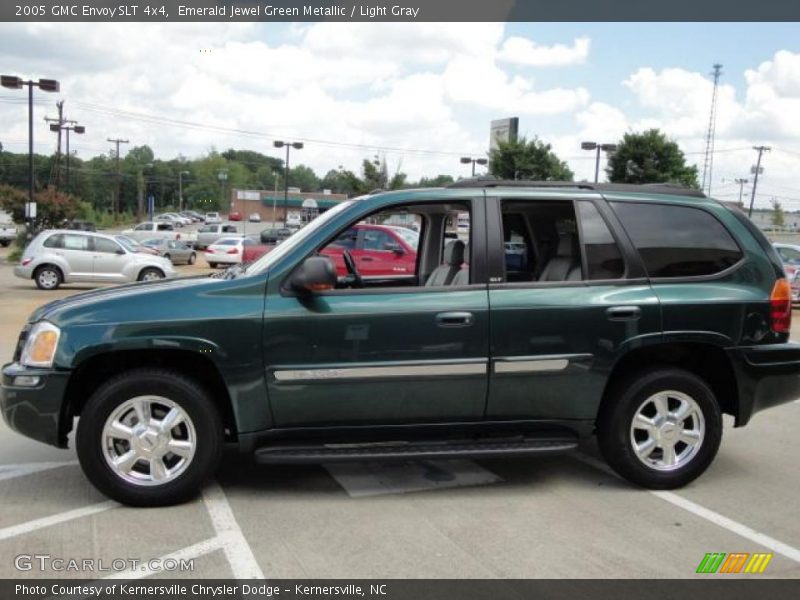 Emerald Jewel Green Metallic / Light Gray 2005 GMC Envoy SLT 4x4