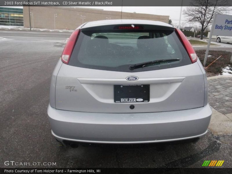 CD Silver Metallic / Black/Red 2003 Ford Focus SVT Hatchback