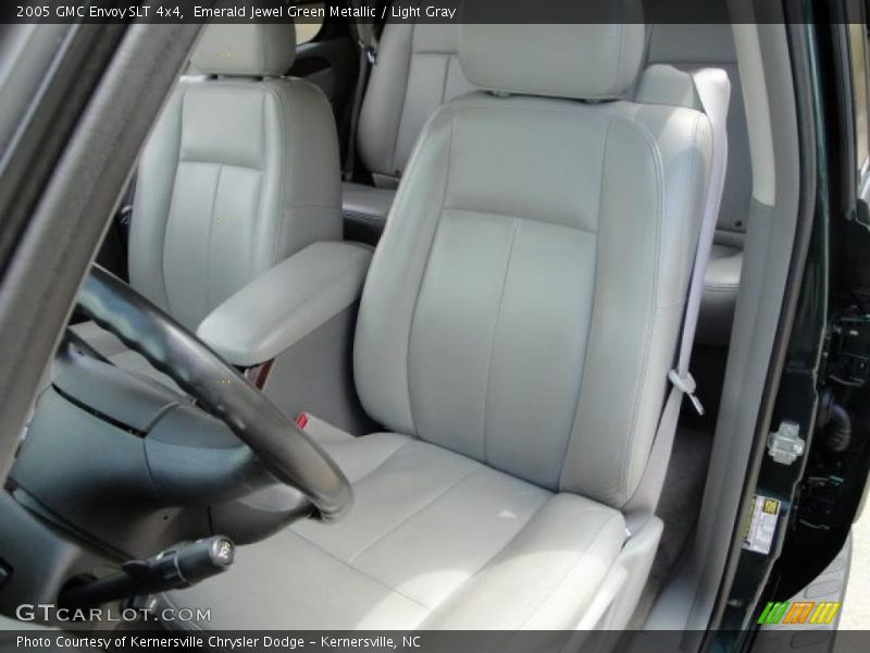 Emerald Jewel Green Metallic / Light Gray 2005 GMC Envoy SLT 4x4