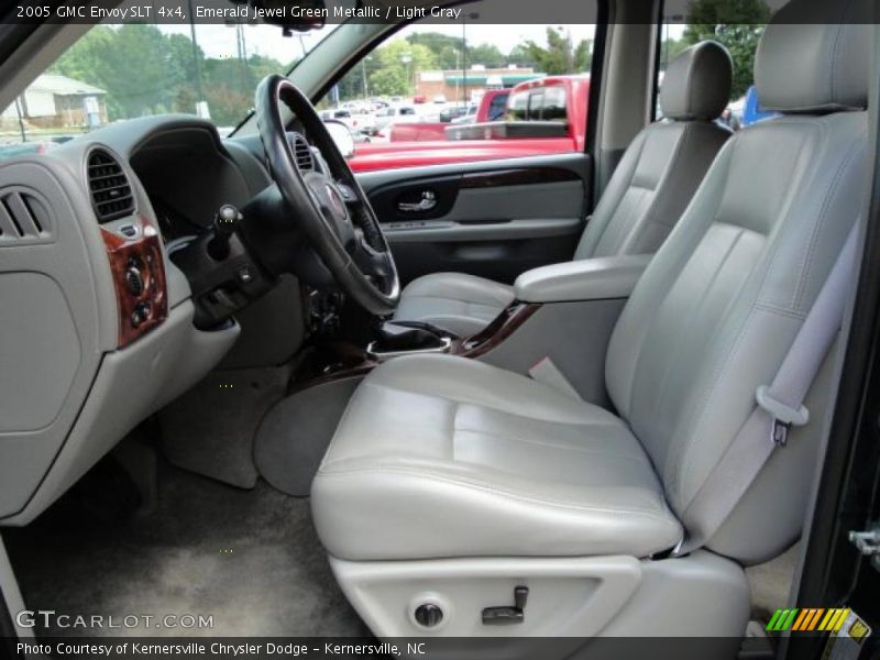 Emerald Jewel Green Metallic / Light Gray 2005 GMC Envoy SLT 4x4