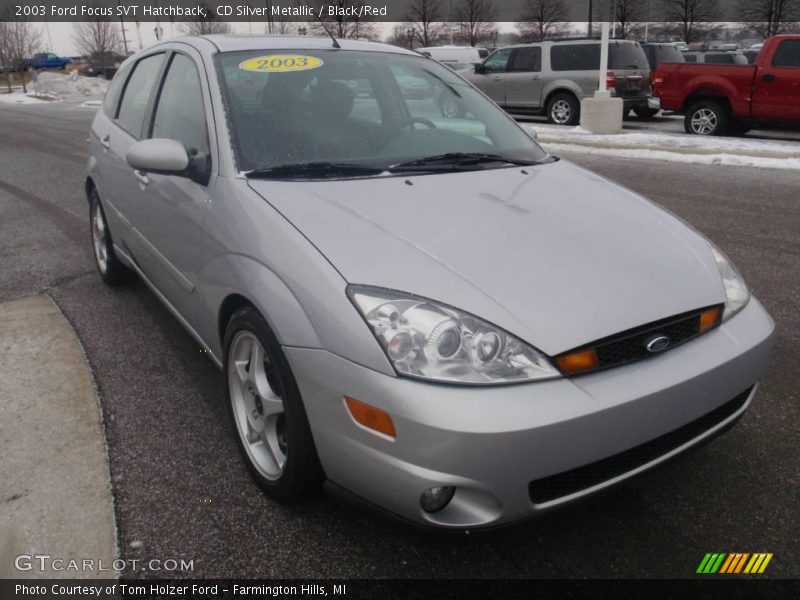 CD Silver Metallic / Black/Red 2003 Ford Focus SVT Hatchback