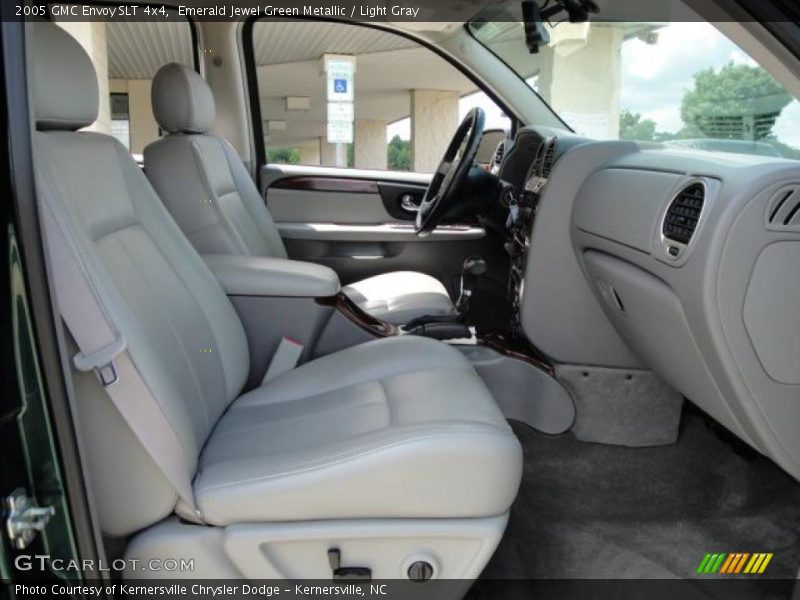 Emerald Jewel Green Metallic / Light Gray 2005 GMC Envoy SLT 4x4
