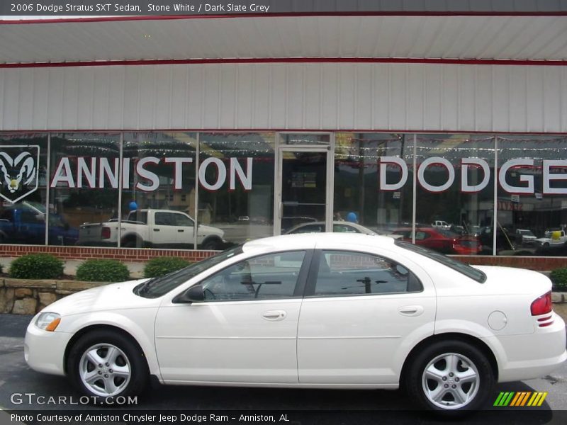 Stone White / Dark Slate Grey 2006 Dodge Stratus SXT Sedan