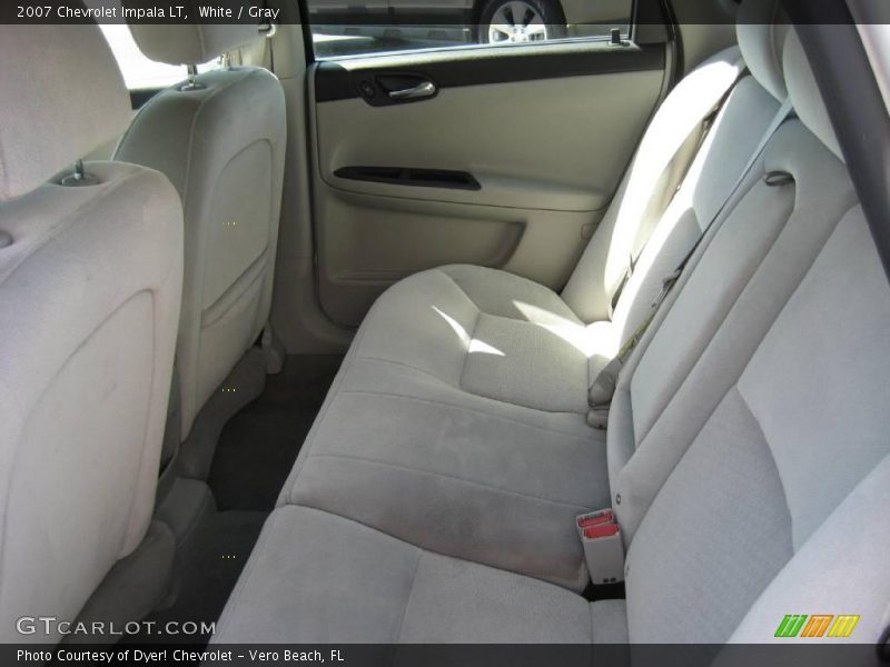 White / Gray 2007 Chevrolet Impala LT