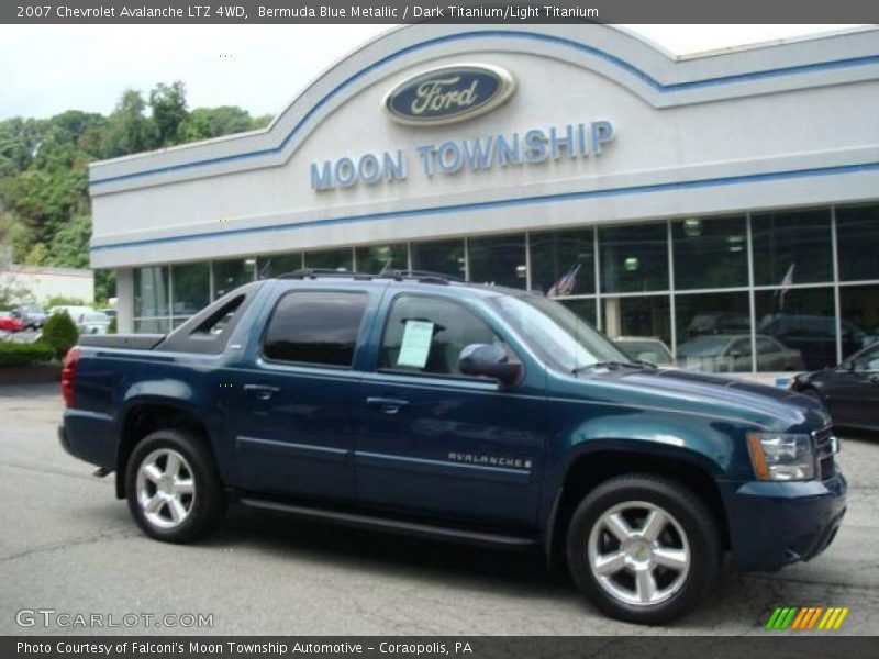 Bermuda Blue Metallic / Dark Titanium/Light Titanium 2007 Chevrolet Avalanche LTZ 4WD