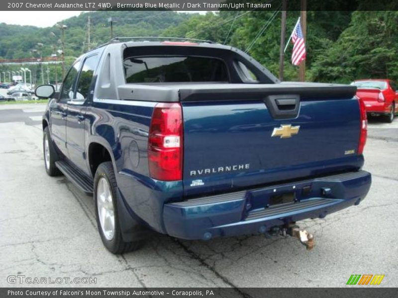 Bermuda Blue Metallic / Dark Titanium/Light Titanium 2007 Chevrolet Avalanche LTZ 4WD