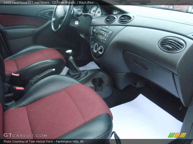 CD Silver Metallic / Black/Red 2003 Ford Focus SVT Hatchback
