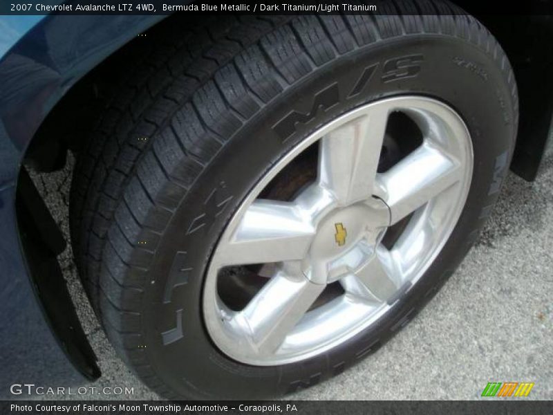 Bermuda Blue Metallic / Dark Titanium/Light Titanium 2007 Chevrolet Avalanche LTZ 4WD