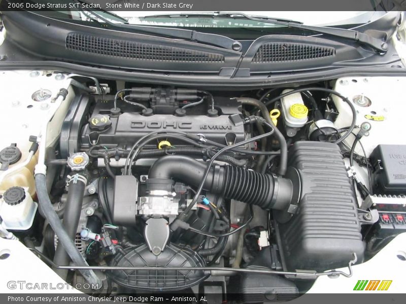 Stone White / Dark Slate Grey 2006 Dodge Stratus SXT Sedan