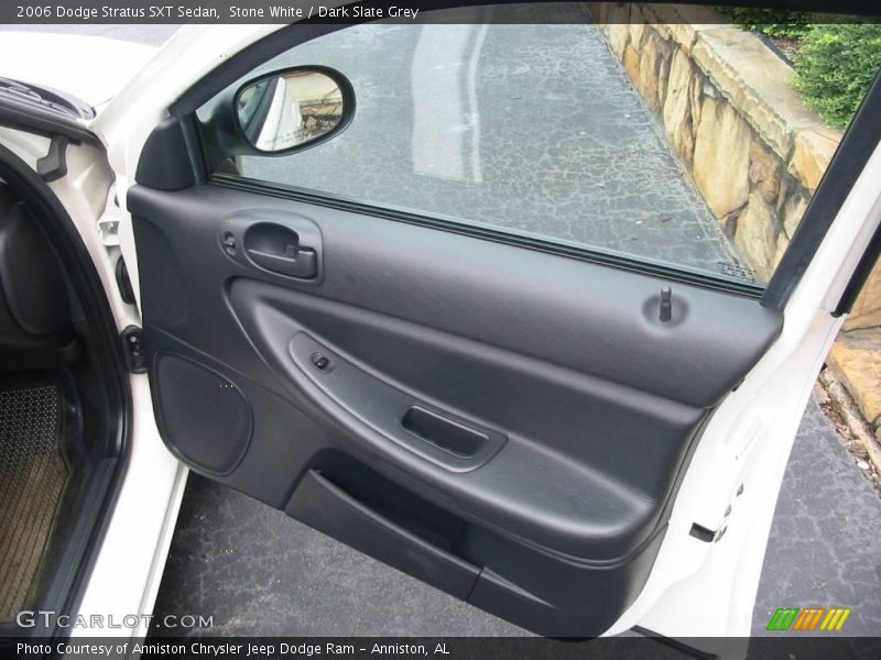 Stone White / Dark Slate Grey 2006 Dodge Stratus SXT Sedan