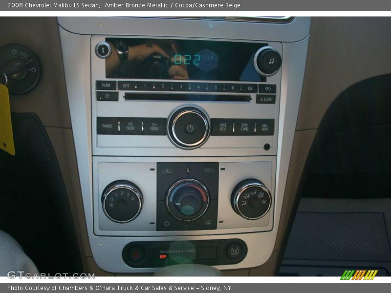 Amber Bronze Metallic / Cocoa/Cashmere Beige 2008 Chevrolet Malibu LS Sedan