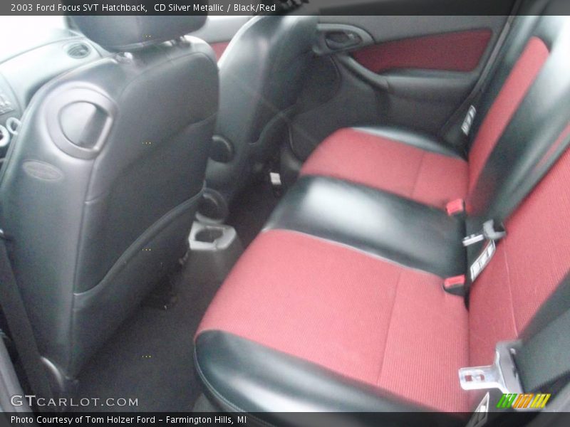 CD Silver Metallic / Black/Red 2003 Ford Focus SVT Hatchback