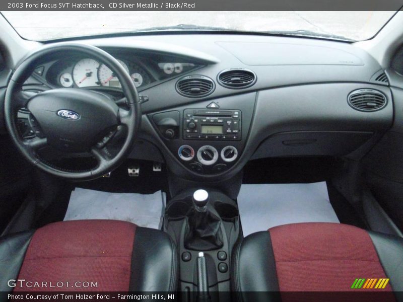 CD Silver Metallic / Black/Red 2003 Ford Focus SVT Hatchback