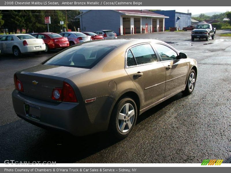 Amber Bronze Metallic / Cocoa/Cashmere Beige 2008 Chevrolet Malibu LS Sedan