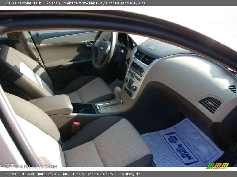 Amber Bronze Metallic / Cocoa/Cashmere Beige 2008 Chevrolet Malibu LS Sedan