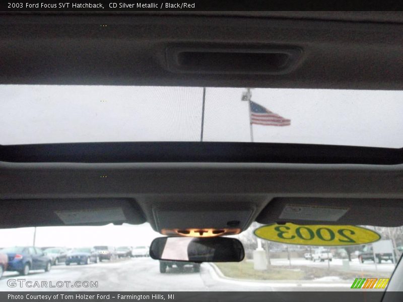 CD Silver Metallic / Black/Red 2003 Ford Focus SVT Hatchback