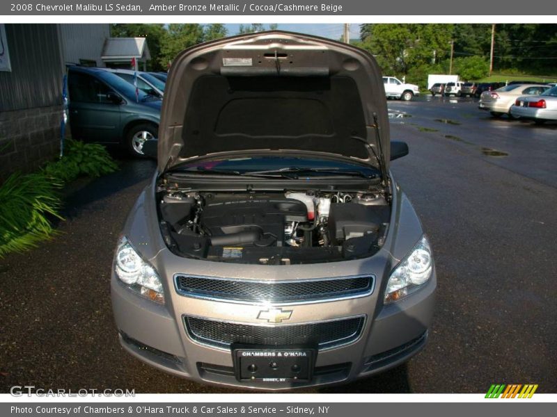 Amber Bronze Metallic / Cocoa/Cashmere Beige 2008 Chevrolet Malibu LS Sedan