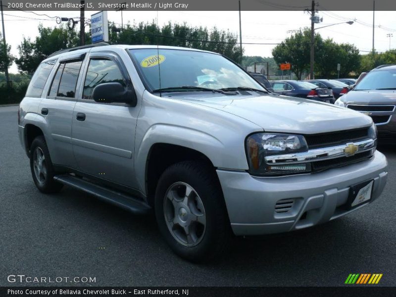 Silverstone Metallic / Light Gray 2008 Chevrolet TrailBlazer LS